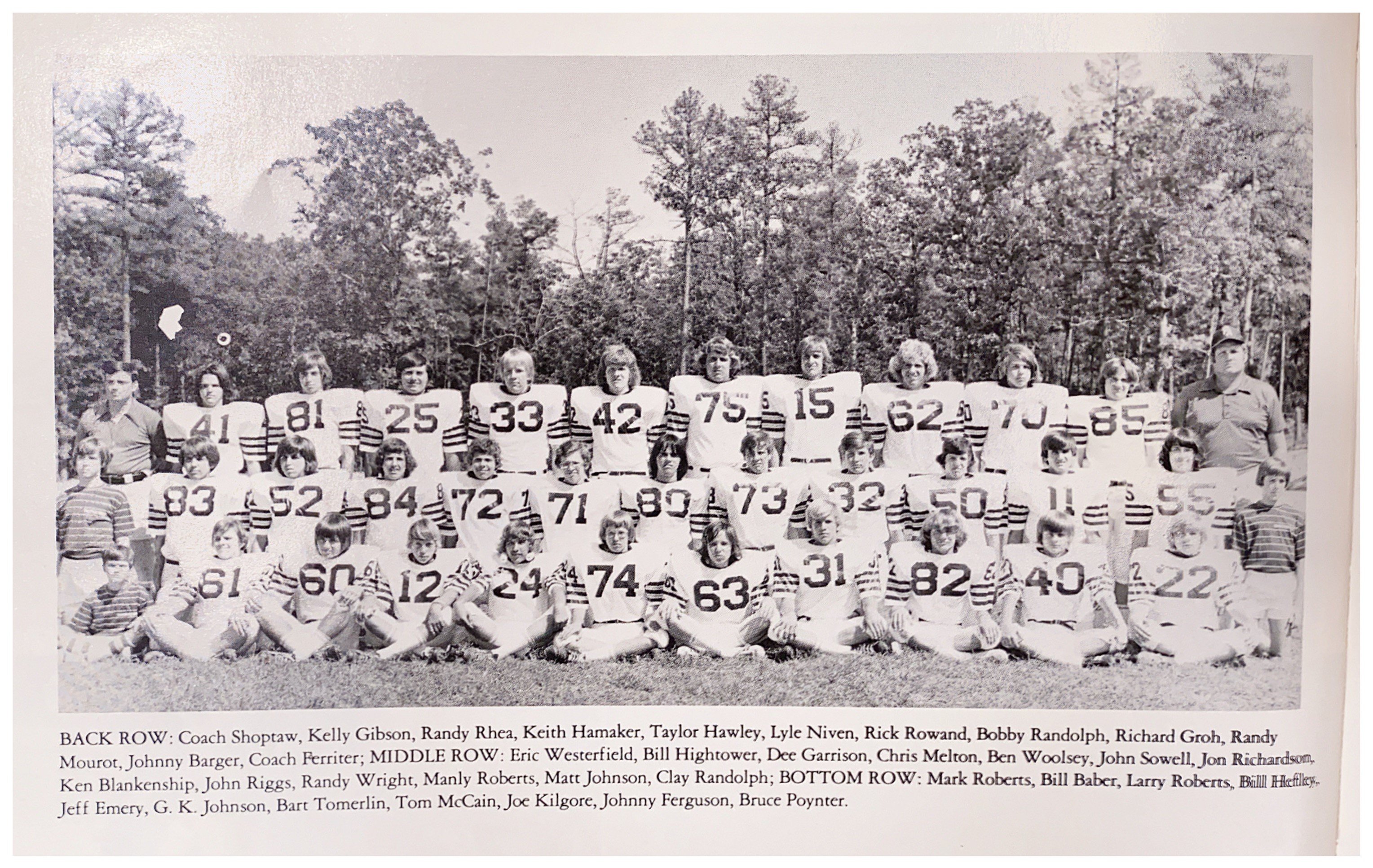 1973 football team